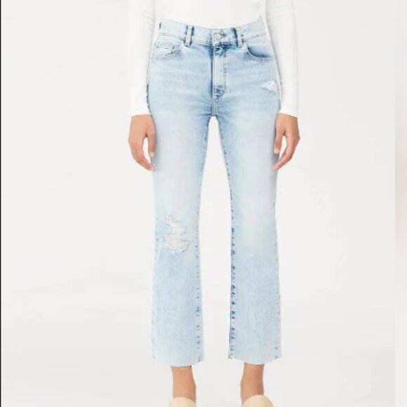 DL1961 Patti Straight Hi Rise Vintage Ankle Jeans NWT Size 18W - Picture 1 of 8